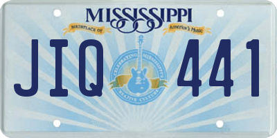MS license plate JIQ441