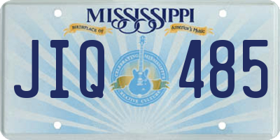 MS license plate JIQ485