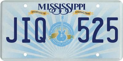 MS license plate JIQ525