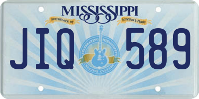 MS license plate JIQ589