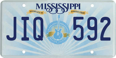 MS license plate JIQ592