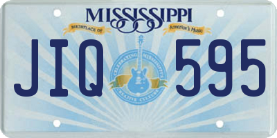MS license plate JIQ595