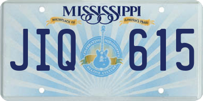 MS license plate JIQ615