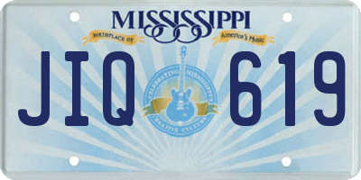 MS license plate JIQ619