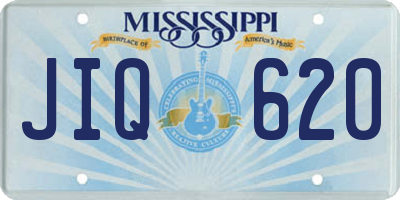 MS license plate JIQ620