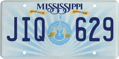 MS license plate JIQ629