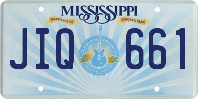 MS license plate JIQ661