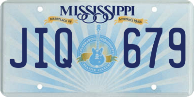 MS license plate JIQ679