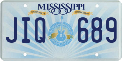 MS license plate JIQ689