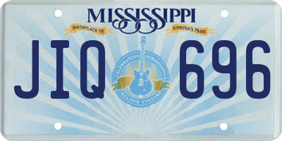 MS license plate JIQ696