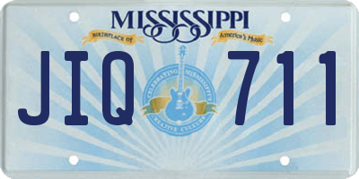 MS license plate JIQ711