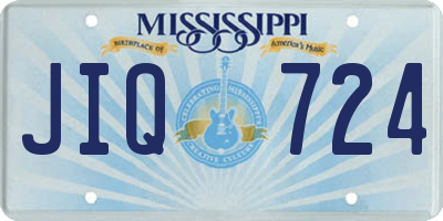 MS license plate JIQ724