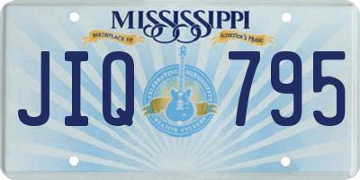 MS license plate JIQ795