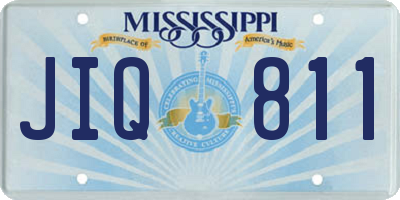 MS license plate JIQ811
