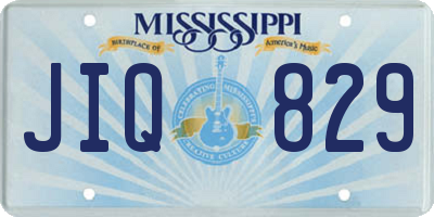 MS license plate JIQ829