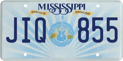 MS license plate JIQ855