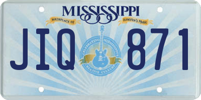 MS license plate JIQ871