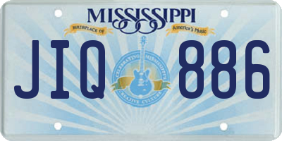 MS license plate JIQ886