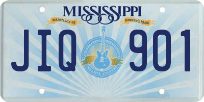 MS license plate JIQ901