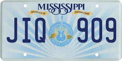MS license plate JIQ909