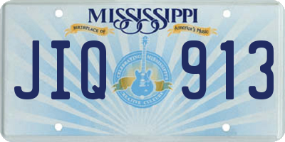 MS license plate JIQ913