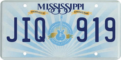 MS license plate JIQ919