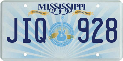MS license plate JIQ928