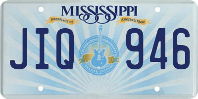 MS license plate JIQ946