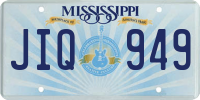 MS license plate JIQ949