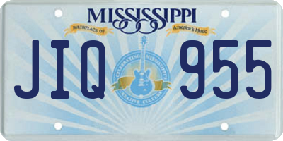MS license plate JIQ955