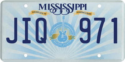 MS license plate JIQ971
