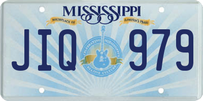 MS license plate JIQ979