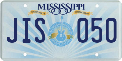 MS license plate JIS050
