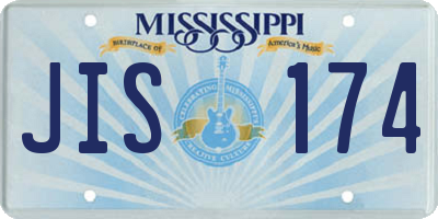 MS license plate JIS174