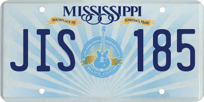 MS license plate JIS185