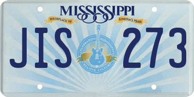 MS license plate JIS273