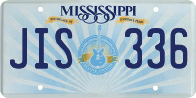 MS license plate JIS336