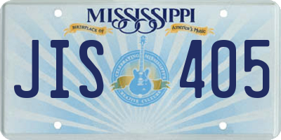 MS license plate JIS405