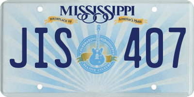 MS license plate JIS407