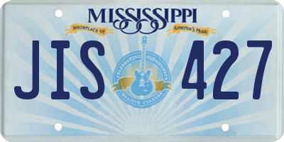 MS license plate JIS427