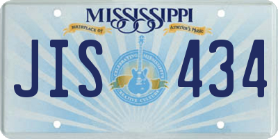 MS license plate JIS434