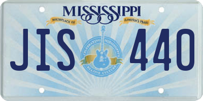 MS license plate JIS440