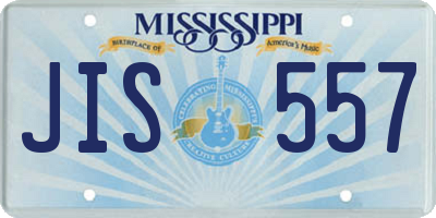 MS license plate JIS557