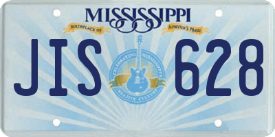 MS license plate JIS628
