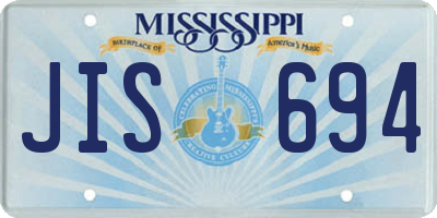 MS license plate JIS694