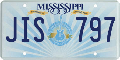 MS license plate JIS797
