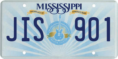 MS license plate JIS901