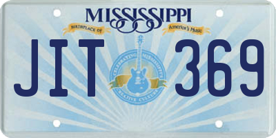 MS license plate JIT369