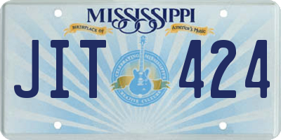 MS license plate JIT424
