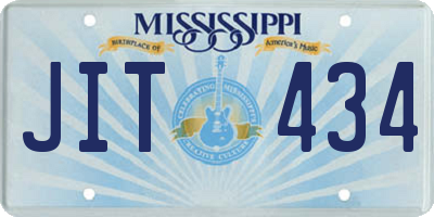 MS license plate JIT434